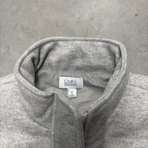 Croft and Barrow Gray Vest Winter Size XL - Picture 3 of 3
